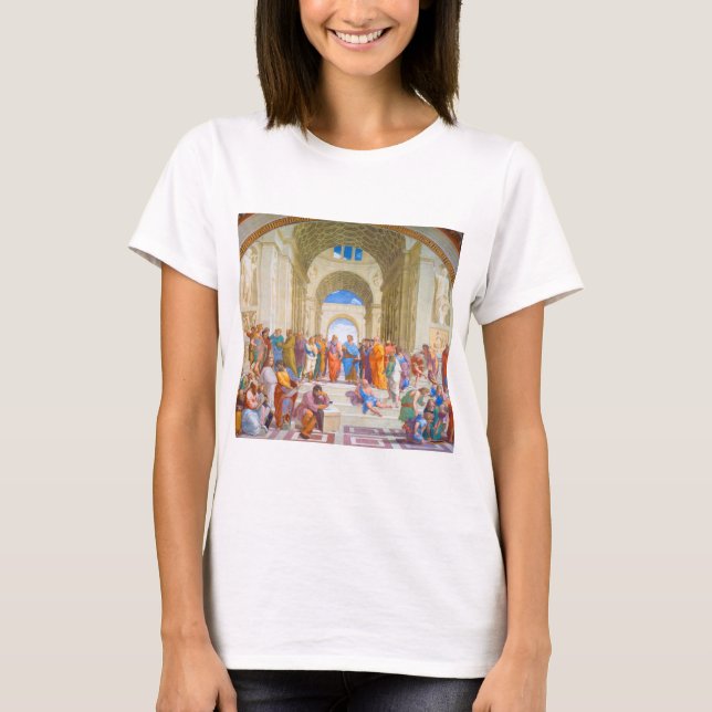The School of Athens, Raphael T-Shirt (Front)