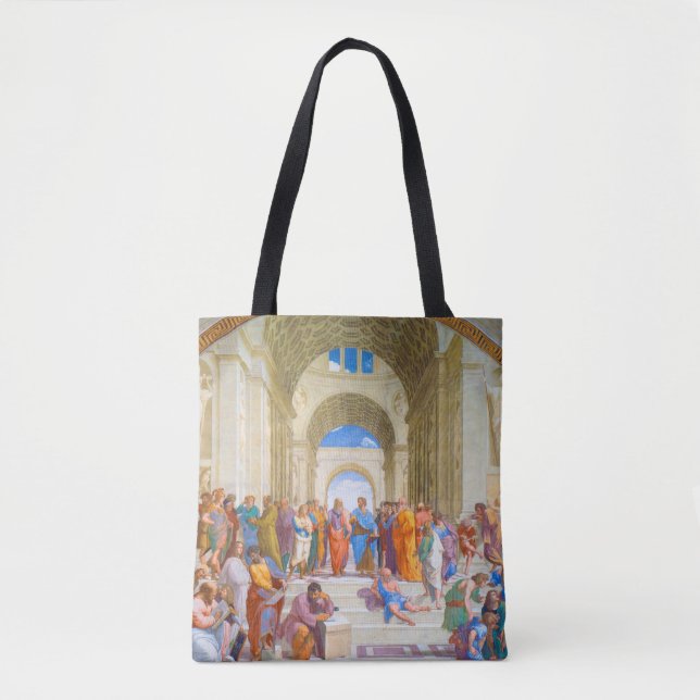 The School of Athens, Raphael Tote Bag (Front)