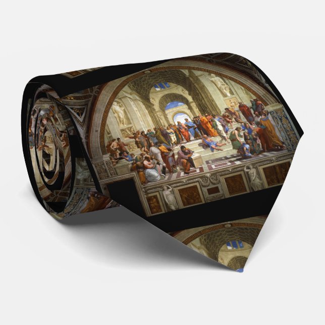 The School of Athens Tie (Rolled)