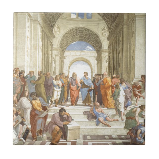 The School of Athens Tile (Front)