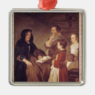 The Schoolmistress Metal Tree Decoration