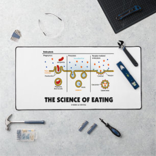 The Science Of Eating Endocytosis Biology Humour Desk Mat