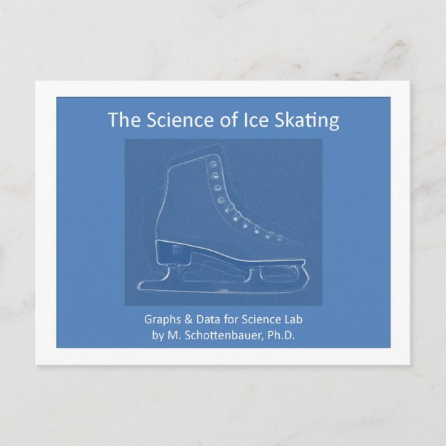 The Science of Ice Skating Postcard (Front)