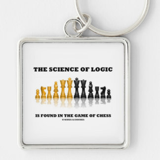 The Science Of Logic Is Found In The Game Of Chess Key Ring