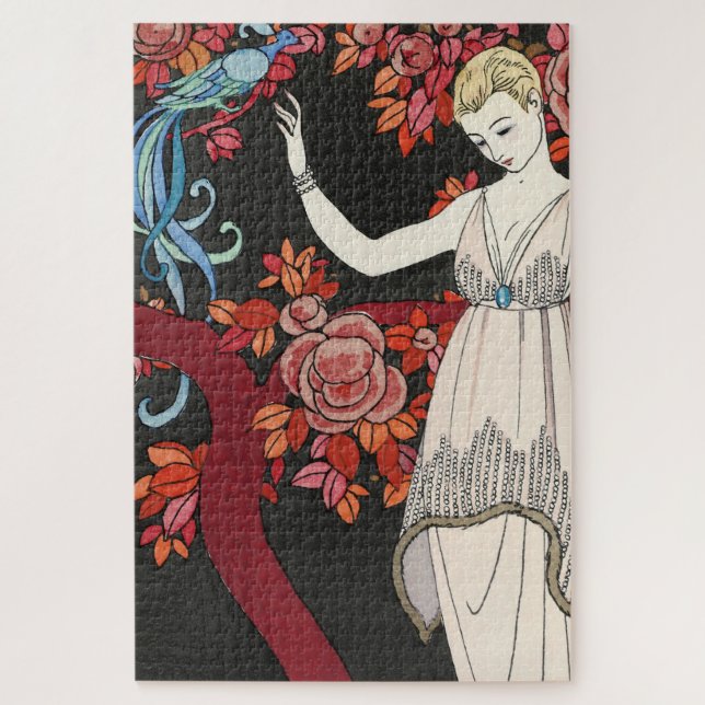 The Science Tree Evening Dress - George Barbier Jigsaw Puzzle (Vertical)