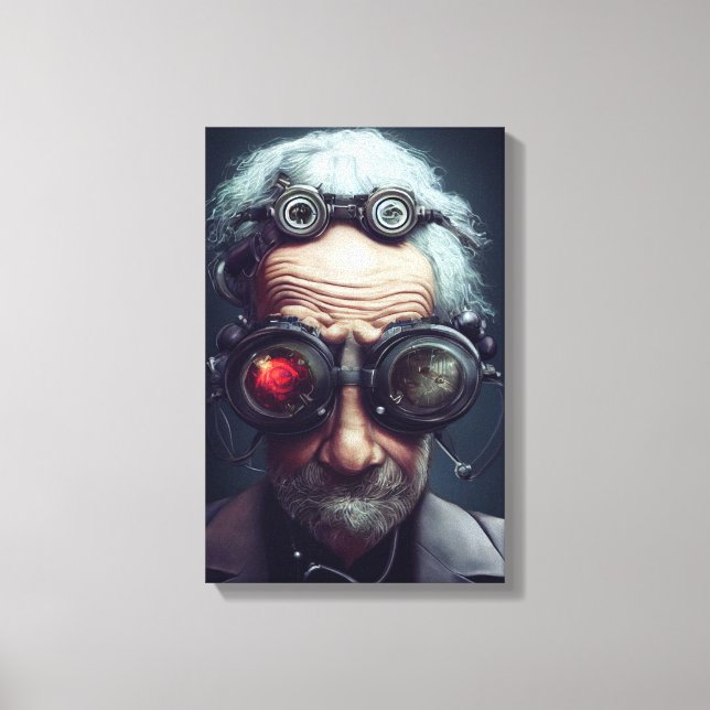 The Scientist Canvas Print (Front)