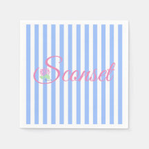 The Sconset/Nantucket Blue Stripe Napkin