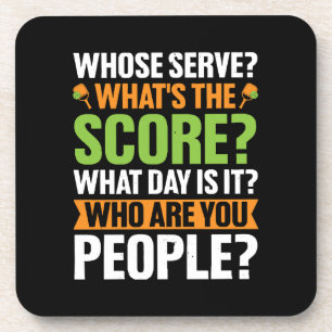  The Score Pickleball Lover Coaster