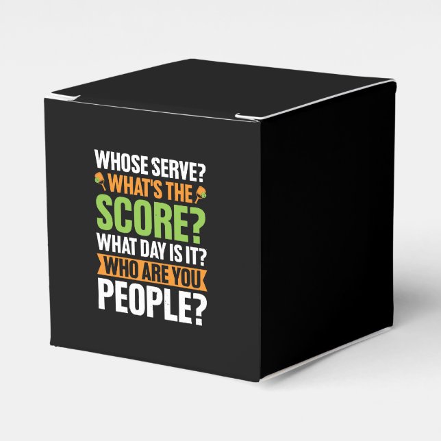  The Score Pickleball Lover Favour Box (Front Side)