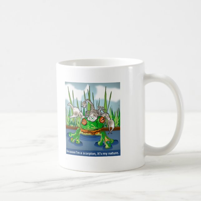 The Scorpion and the Frog Coffee Mug (Right)