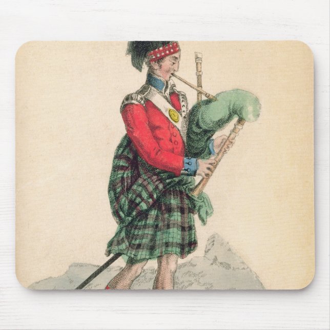 The Scotch Piper Mouse Mat (Front)
