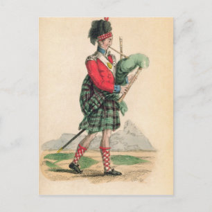 The Scotch Piper Postcard