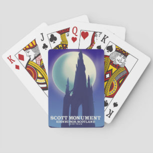 The Scott Monument, Edinburgh,Scotland Playing Cards