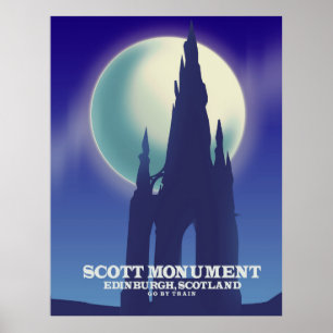 The Scott Monument, Edinburgh,Scotland Poster