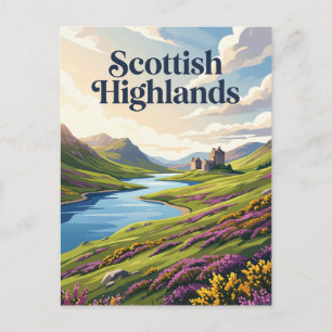 The Scottish Highlands Scotland Postcard