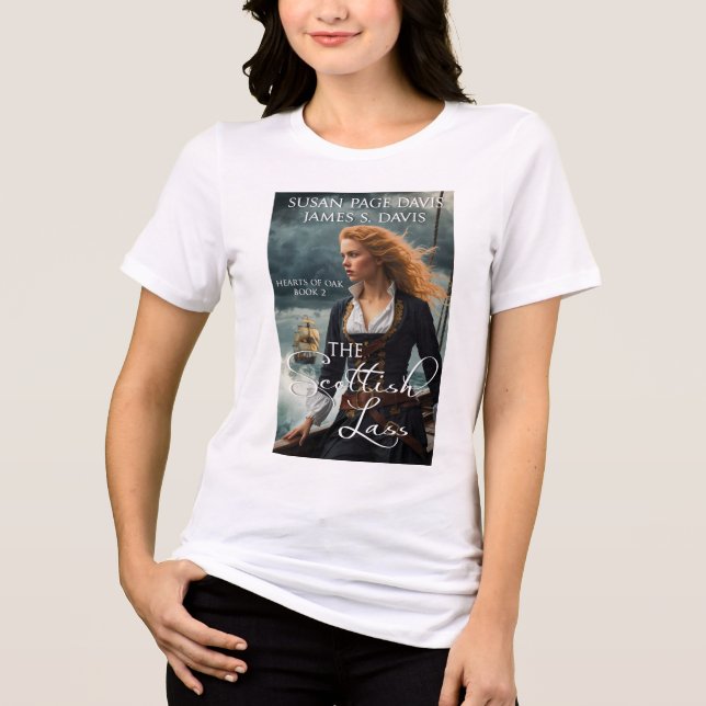 The Scottish Lass Tri-Blend Shirt (Front)