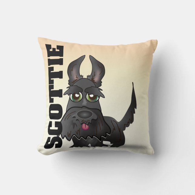 The Scottish Terrier Cushion (Front)