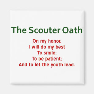 The Scouter Oath Magnet
