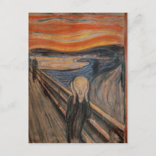 The Scream, 1893 Postcard