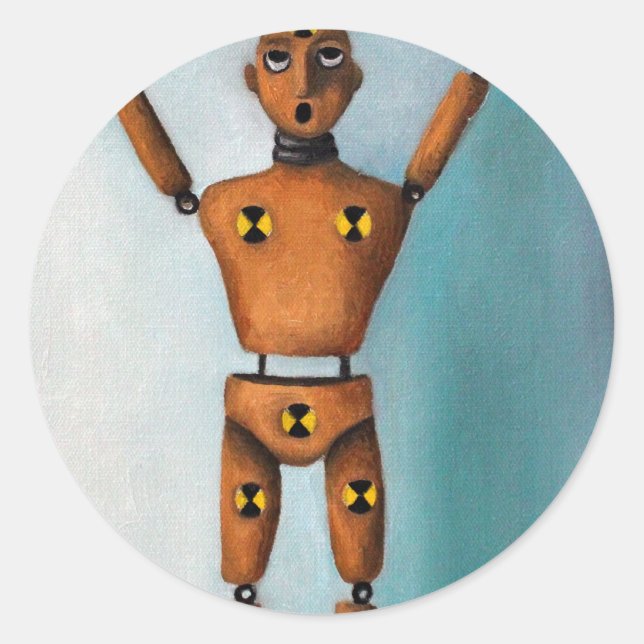 The Scream 2 Classic Round Sticker (Front)