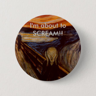 The Scream 6 Cm Round Badge