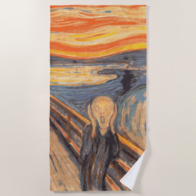 The Scream Beach Towel (Front)