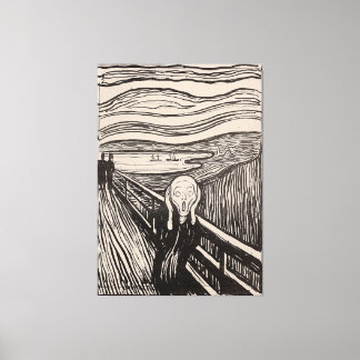 "The Scream" by Edvard Munch - 1895 - Norway Canvas Print