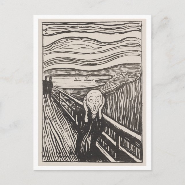 The Scream by Edvard Munch, 1895 Postcard (Front)