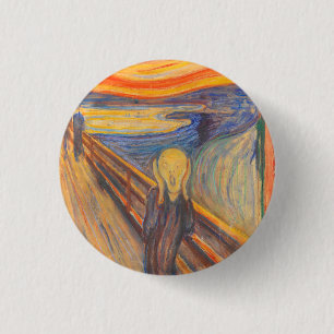 The Scream by Edvard Munch 3 Cm Round Badge