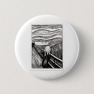the scream by Edvard Munch 6 Cm Round Badge