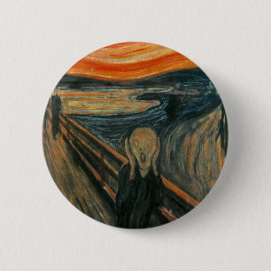 The Scream by Edvard Munch 6 Cm Round Badge