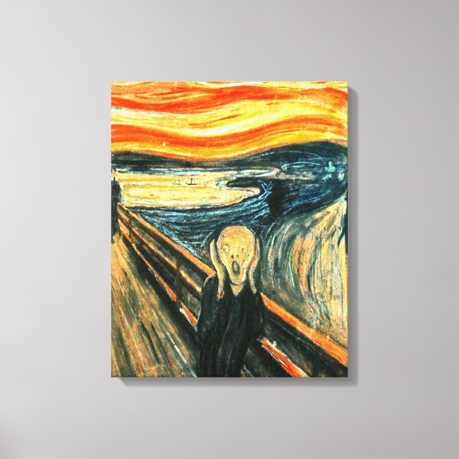 The Scream by Edvard Munch Canvas Print (Front)