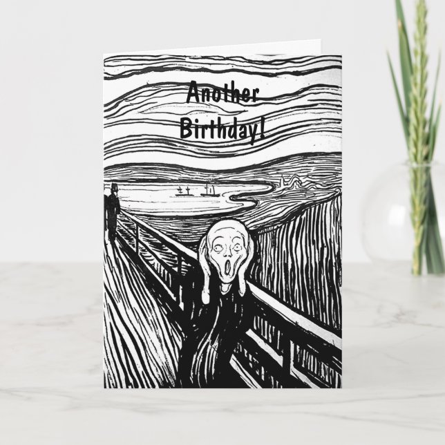 The Scream by Edvard Munch Card (Front)
