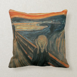 The Scream by Edvard Munch Cushion