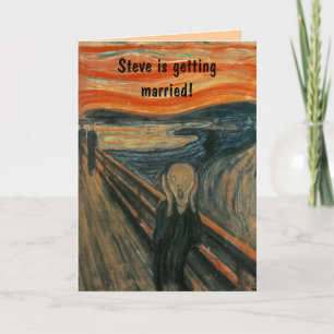 The Scream by Edvard Munch Invitation