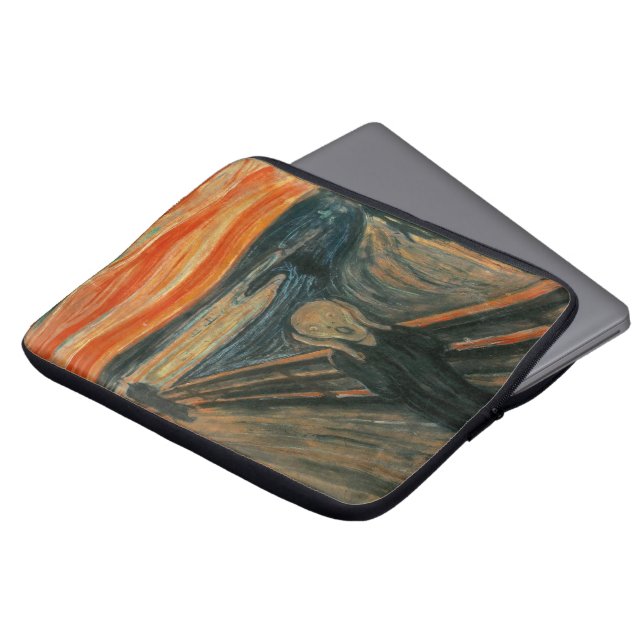 The Scream by Edvard Munch Laptop Sleeve (Front Top)