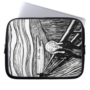 The Scream by Edvard Munch Laptop Sleeve