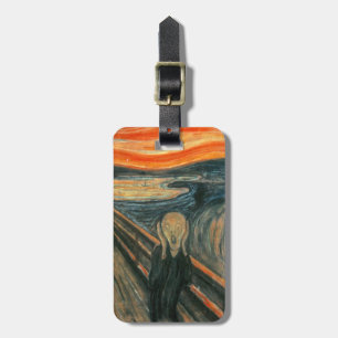 The Scream by Edvard Munch Luggage Tag