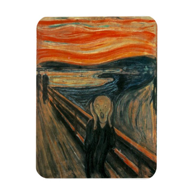 The Scream by Edvard Munch Magnet (Vertical)