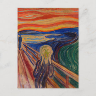 The Scream by Edvard Munch Postcard