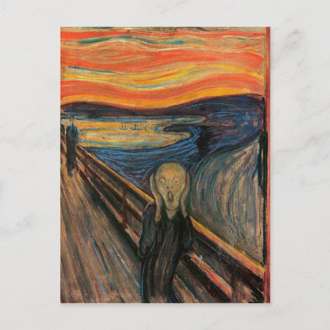 The Scream by Edvard Munch Postcard (Front)