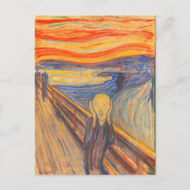 The Scream by Edvard Munch Postcard (Front)