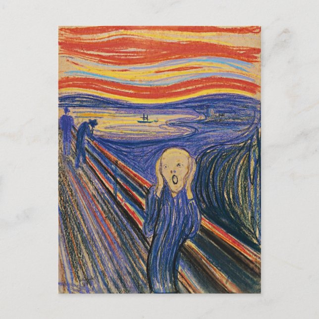 The Scream by Edvard Munch Postcard (Front)