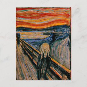 The Scream by Edvard Munch  Postcard