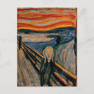 The Scream by Edvard Munch Postcard