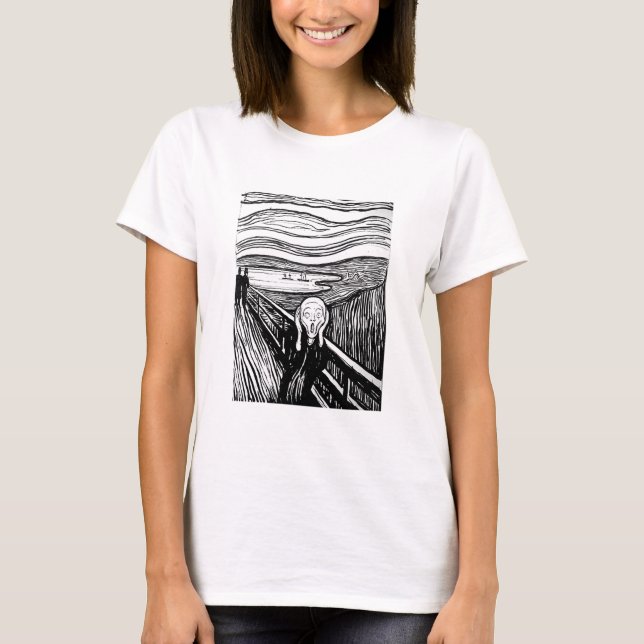 The Scream by Edvard Munch T-Shirt (Front)