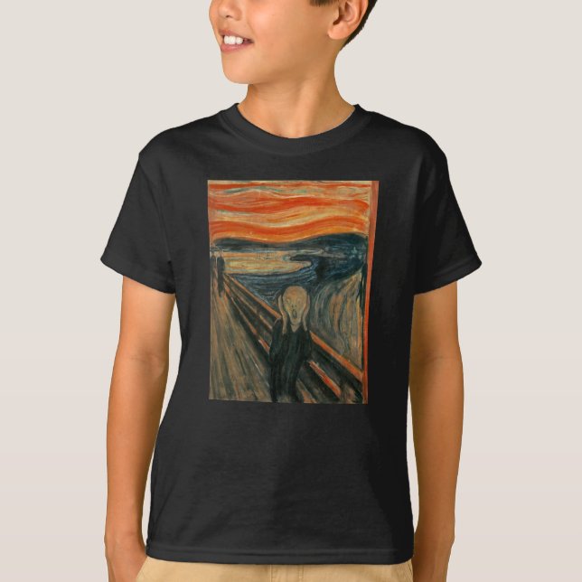 The Scream by Edvard Munch T-Shirt (Front)