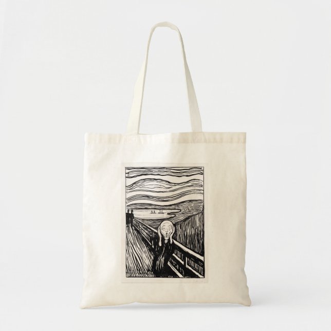 the scream by Edvard Munch Tote Bag (Front)