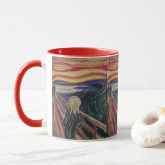 The Scream by Edvard Munch, Vintage Expressionism Mug