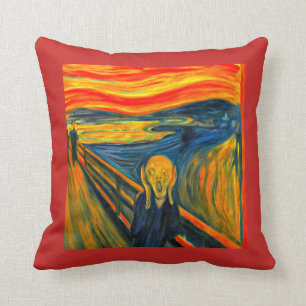 The Scream by Munch, Fine Art  Cushion